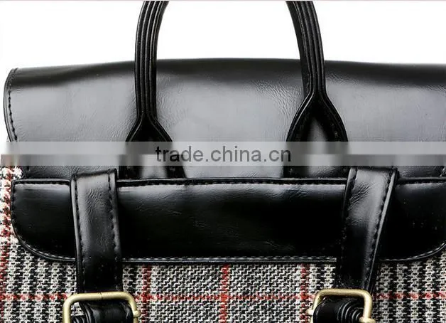 2015 Classical Canvas Backpack with leather bottom