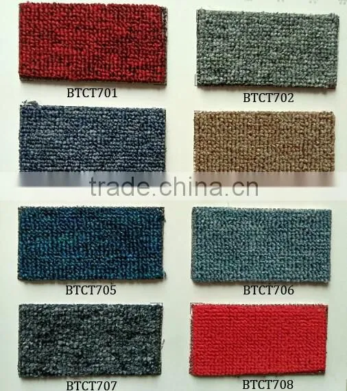 blue organic loop pp machine hand tufted carpet