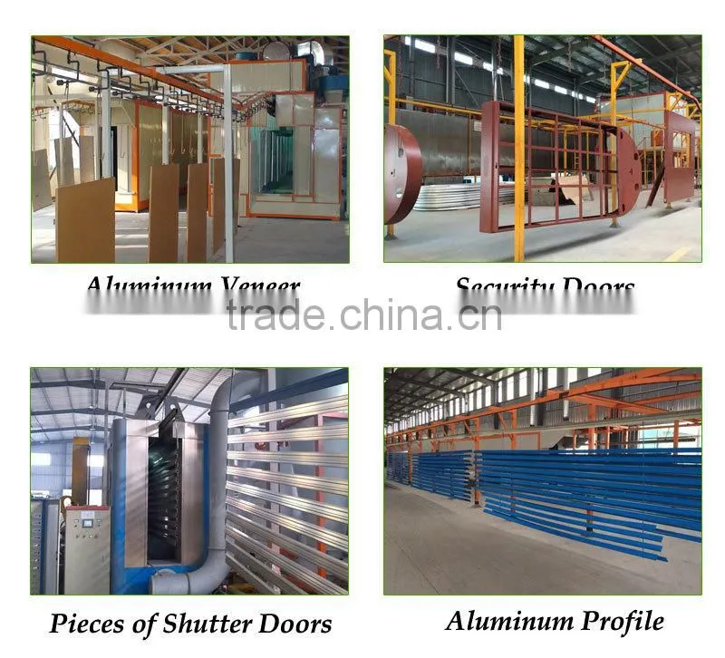 2015 newly electrostatic spraying painting line with painting system