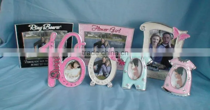 sweet honey girl metal zinc alloy photo frame