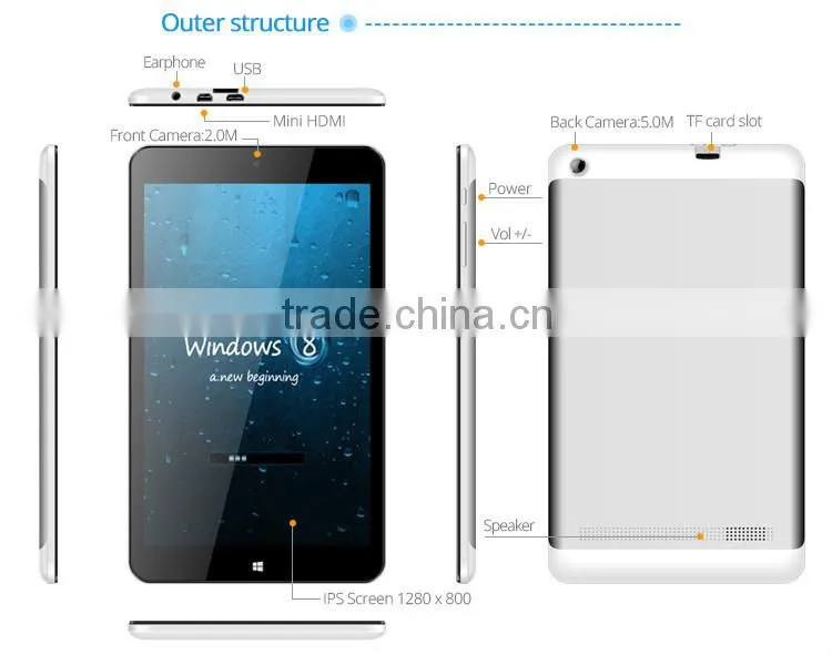8 inch vatop windows 8 tablet pc windows tablet pc