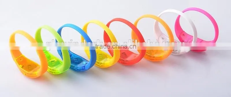2016 Sounds Control Light Up Bracelet,sound activated led bracelet
