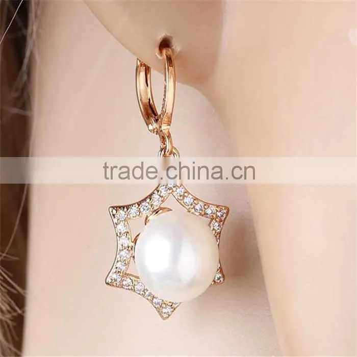 Best selling 18k gold color wholesale earrings