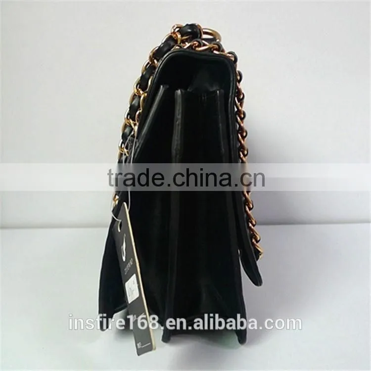 Alibaba china suppliers women chain shoulder portable handbag metal strap