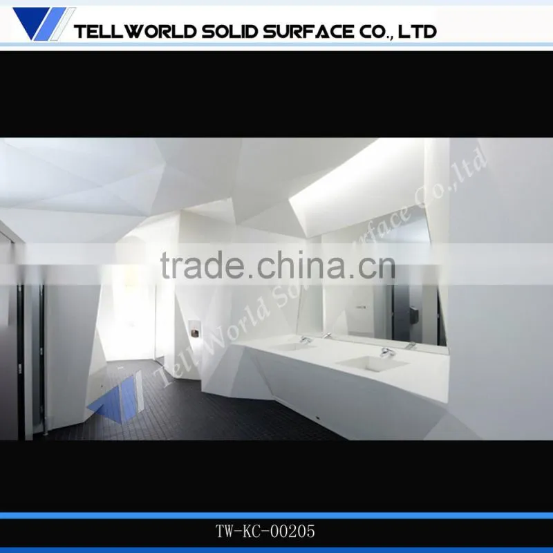 Artificial Marble Kitchen Cabinet/Kitchen Countertop/Kitchen Sink