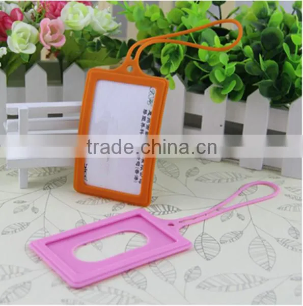 Travel Convenient silicone luggage tag for promotion gift