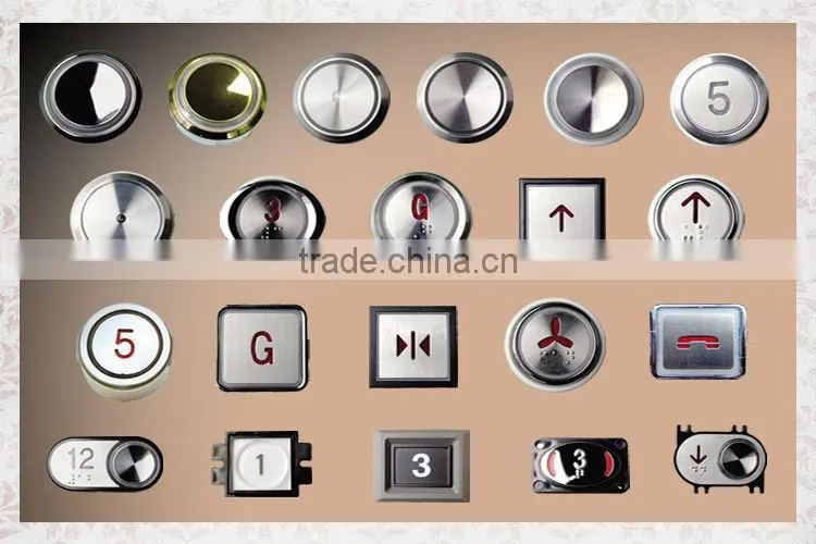 Advanced design high quality manufacturer mirro surface elevator braille button/elevator push button/SN-PB22J