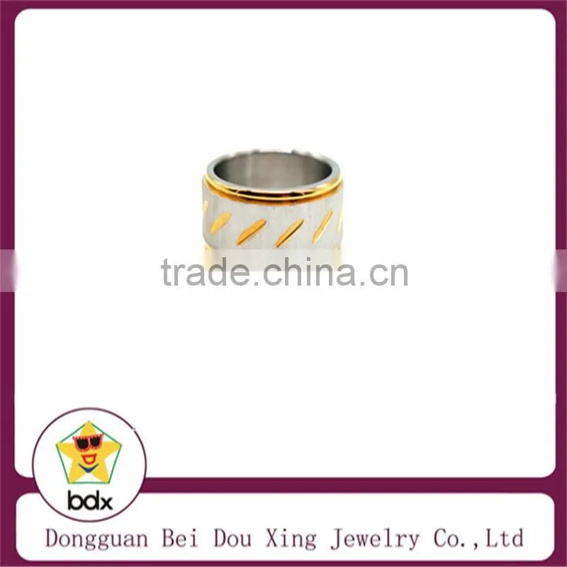 High quality ring Fashion engagement rings for women and men frosted matte stainless steel wedding rings fine jewelry