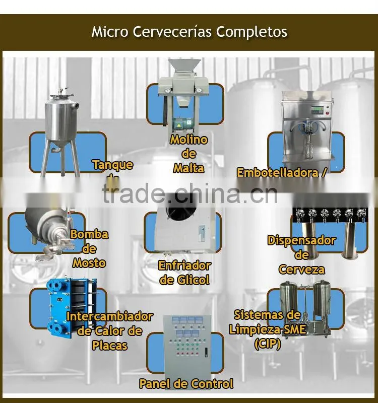 200l small sized beer brewing equipment and bar ale beer making system