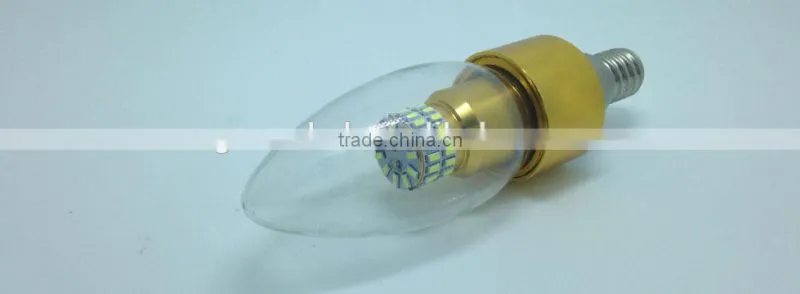 Best price 360 degree led candle light CE ROHS 5W 500lm warm white led candle light