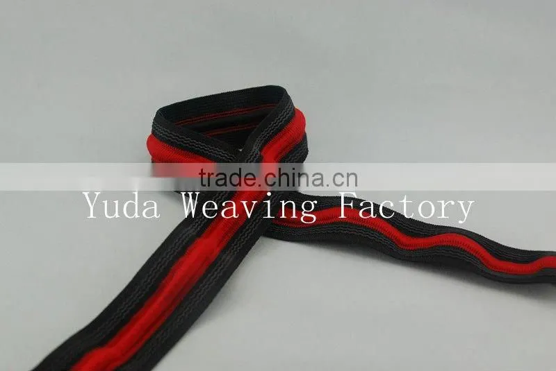 knitted elastic with a cord in the center