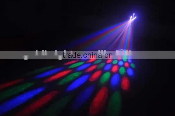 12x3W LED RGB Scanner Mirror Party Effect DJ Light Stage Disco Dancing Triangle