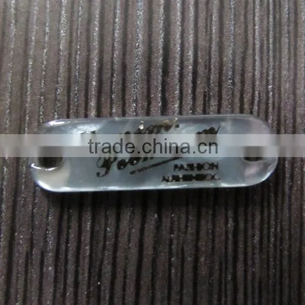 White With Pearl Material Garment Resin Plate