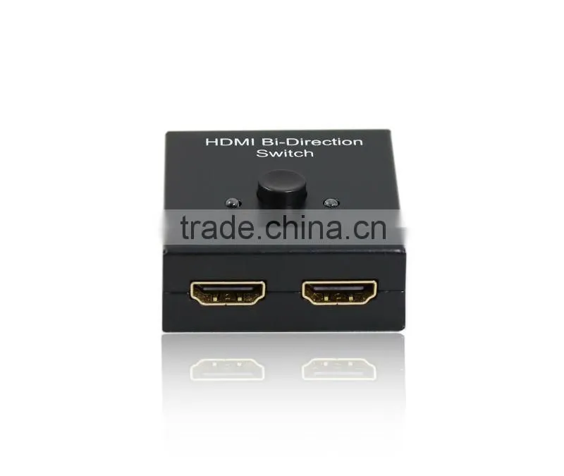 2 Ways HDMI Bi-Directional Switch Splitter remote control switch