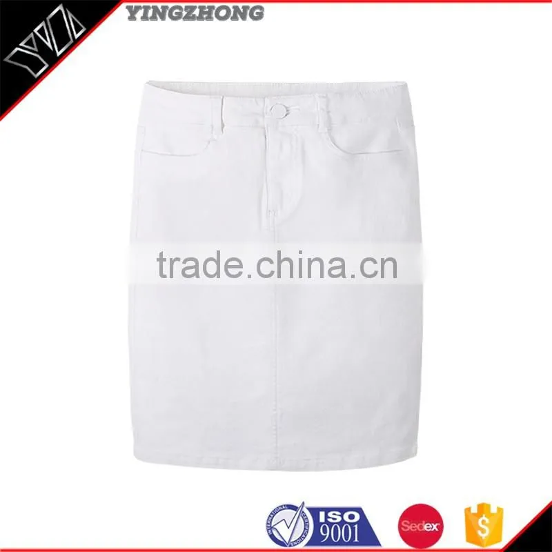 Fashion trendy Best jean skirt latest fashion wholesale jean skirts