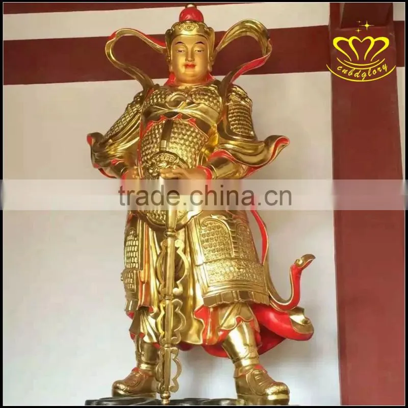 Maitreya Buddha casting bronze statue of the temple of the temple worship Buddha sculpture