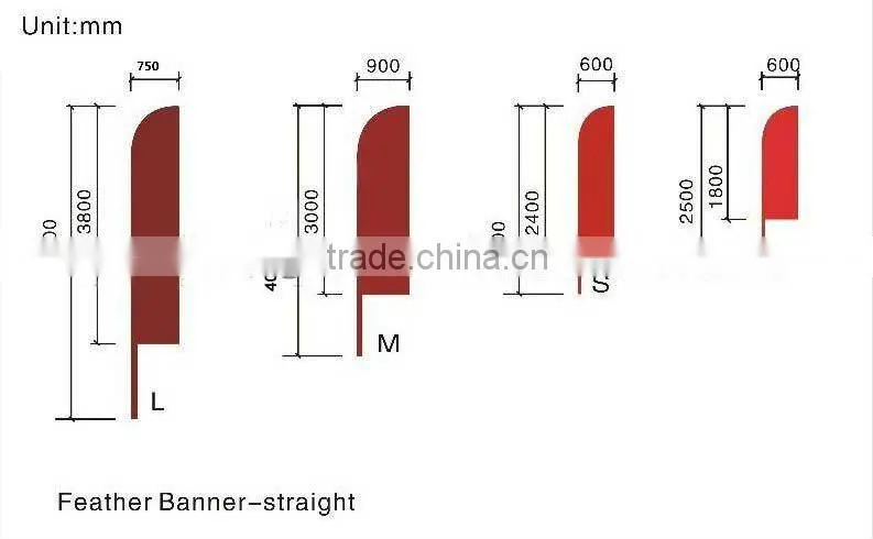custom polyster flying flag printing