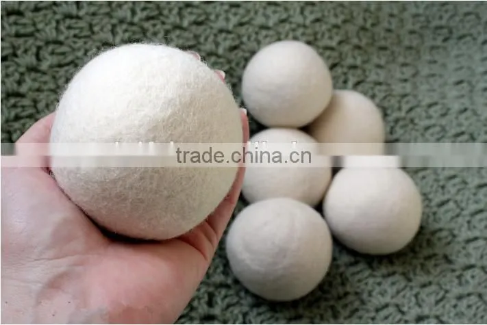 Felt Laundry Balls in 100%natural wool