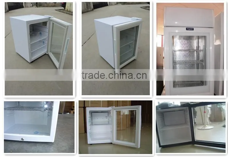 Commercial mini glass door ice cream display freezer showcase