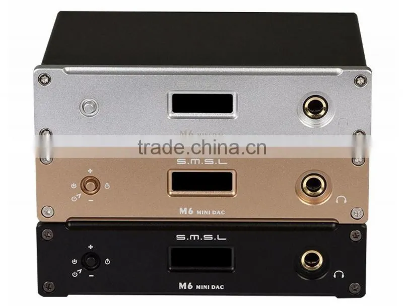 SMSL M6 32Bit/384KHz HiFi Multifunctional Mini DAC Decoder + Headphone Amplifier Asynchronous