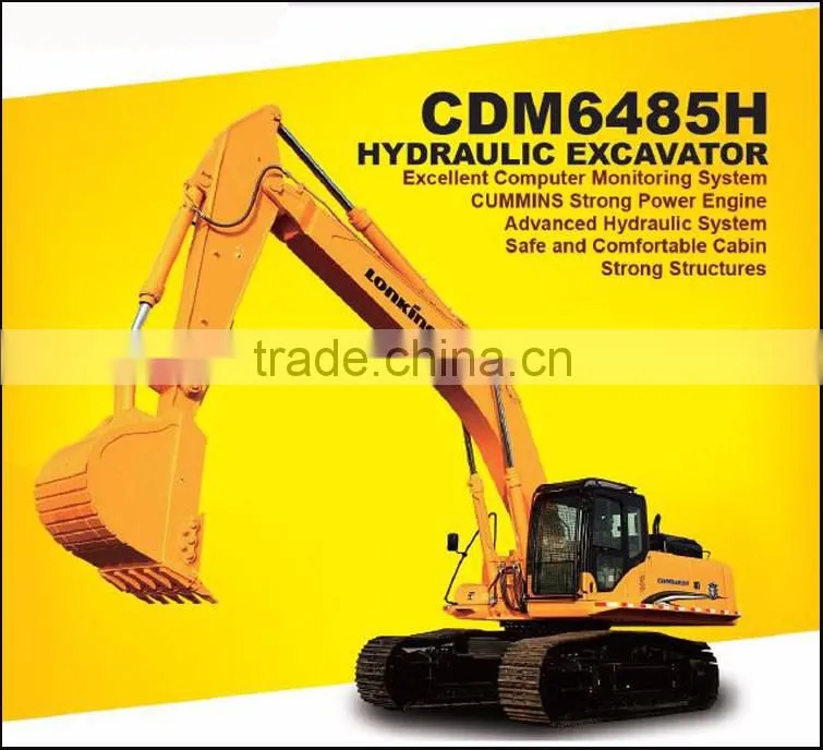 LG6485H Lonking 48 ton hydraulic grab excavator for sale with low price