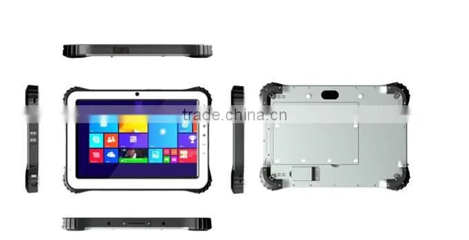 ST935 fingerprint reader Android/Windows10 dual boot rugged tablet RS232 barcode scanner NFC RFID IPS tablet 10.1''touch screen