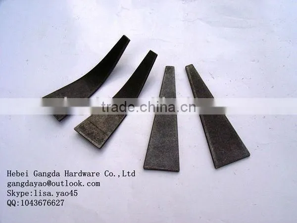 aluminum curved wedge, aluminum form wedge