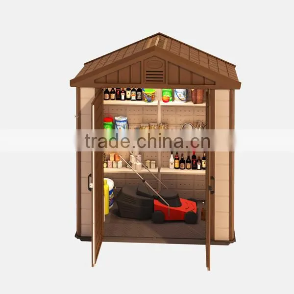 Factory wholesale price decoration of plastic garden shed