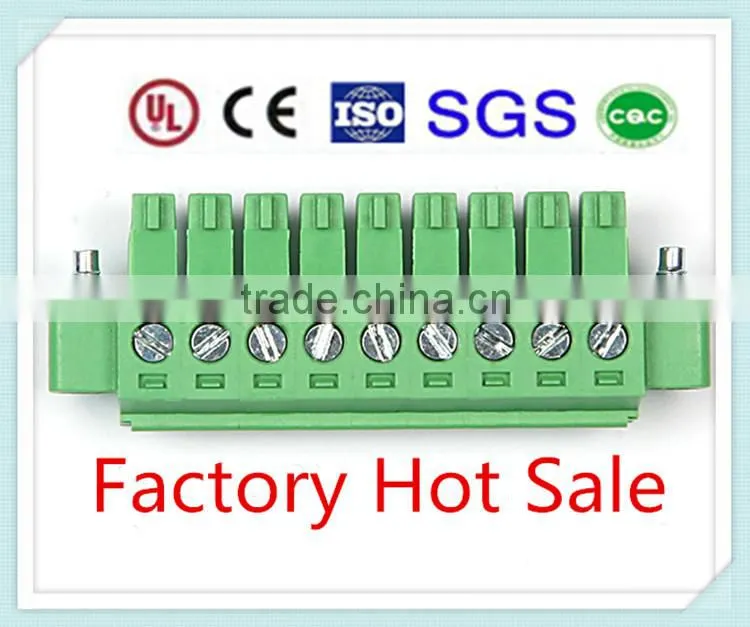 300V 10A 8P 3.81 PCB Plug-in Male Female Terminal Block