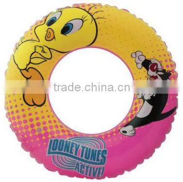 Inflatable swim ring for promotion gift
