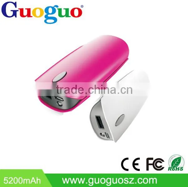 2016 hot sale guoguo fast charging protable li-polymer battery charger power bank