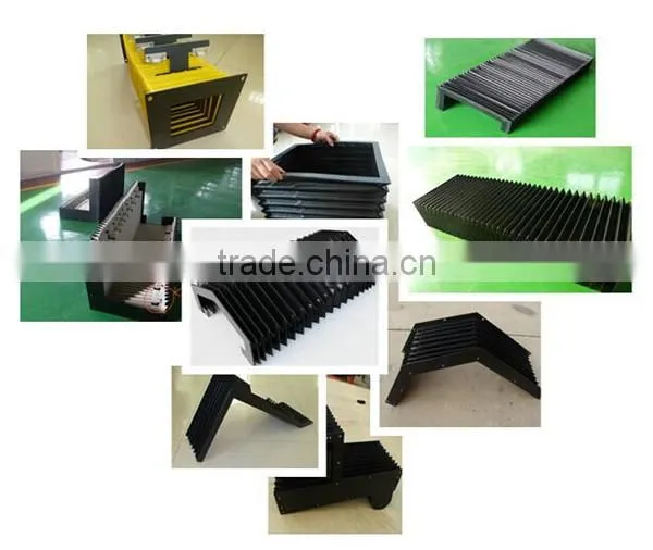 RUIAO CNC machincover rubber curtain bellow cover for machine