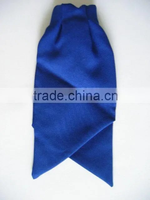 Blue hand madebow tie polyester