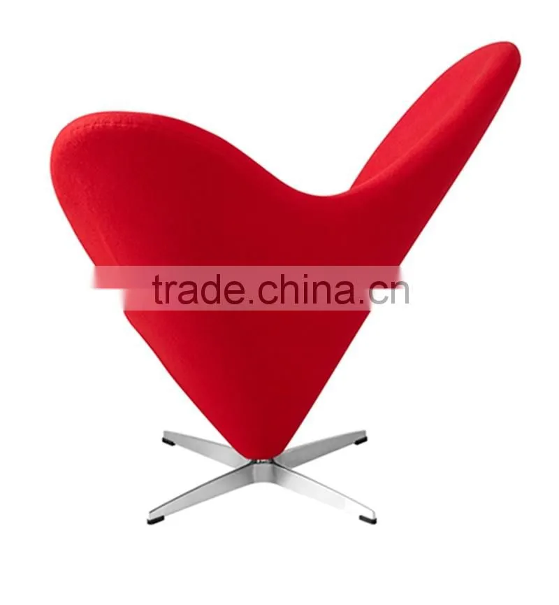 Mid Century Modern Red Lip Shaped Sofa Set Without Arm