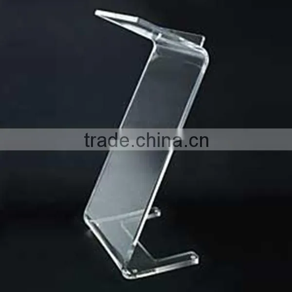 Clear modern acrylic podium