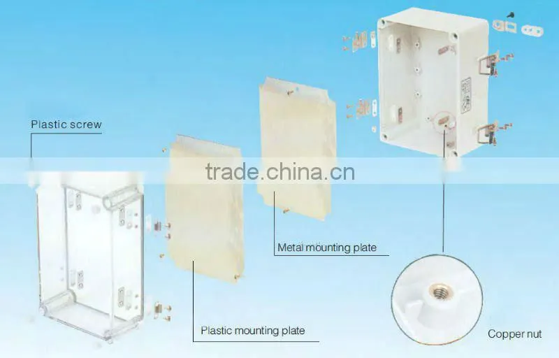 2013 good designed DS-AT series clear door switch box price