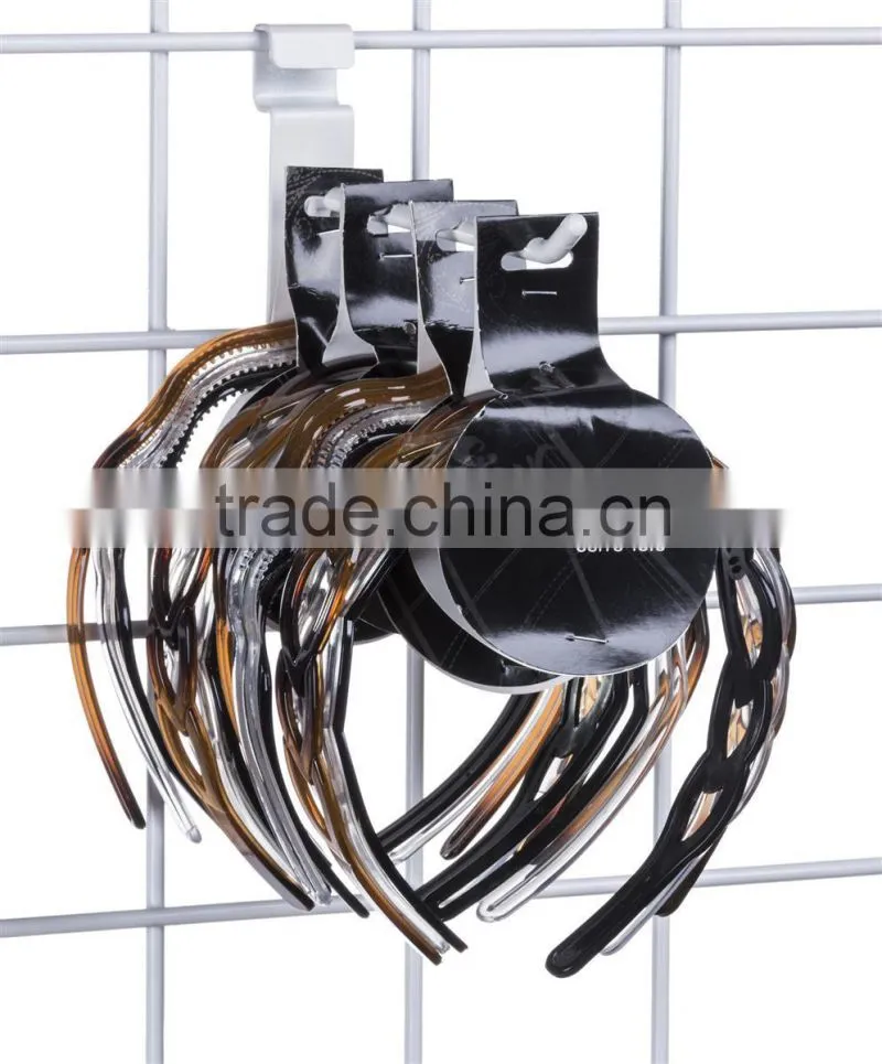 100-300mm Powder Coated White Gridwall Hook,metal hanging hooks