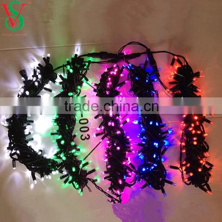 PVC Black Color Cable LED Strip for Tree Decoration Lights