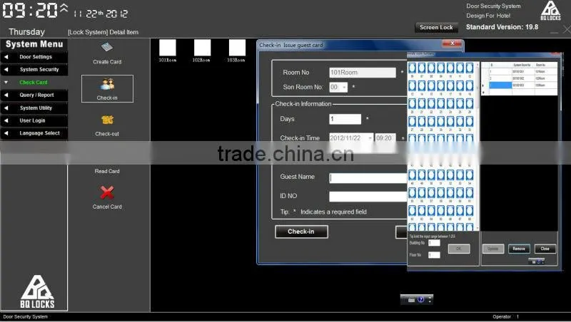 Luxury and Low Temprature Working RFID Digital Door Lock K-3000XD6