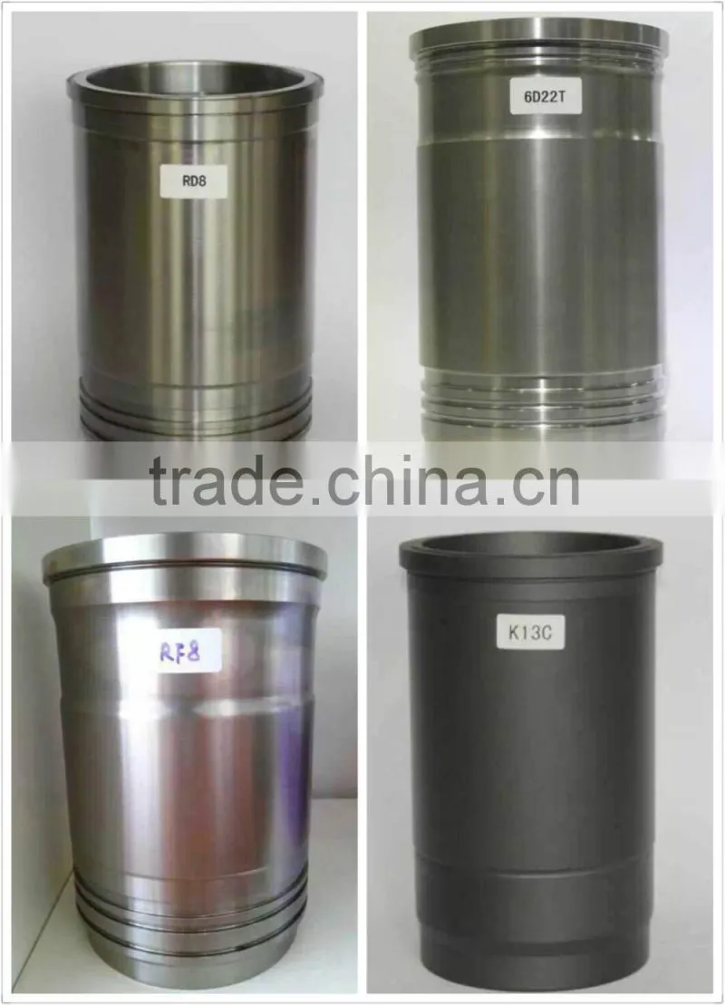 Engine liner/Sleeve ME062604 for Mitsubishi fuso mixer truck or dump truck FV415 8DC9