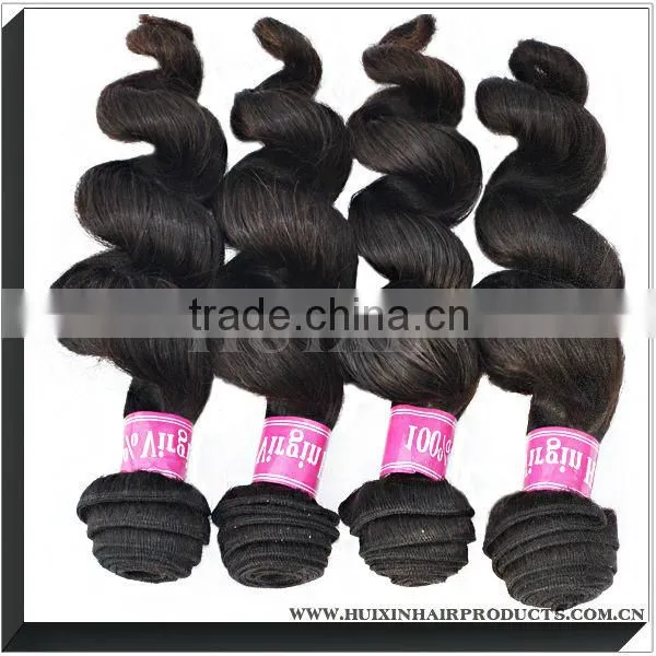 Cheap 5a grade 100% human loose wave Virgin Peruvian Hair weaving