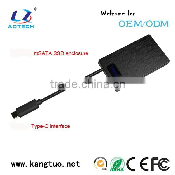 OEM usb3.1 type C SSD Enclosure 10Gbps
