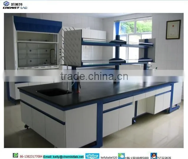 Biology Laboratory Steel Fume Hood With Drawers