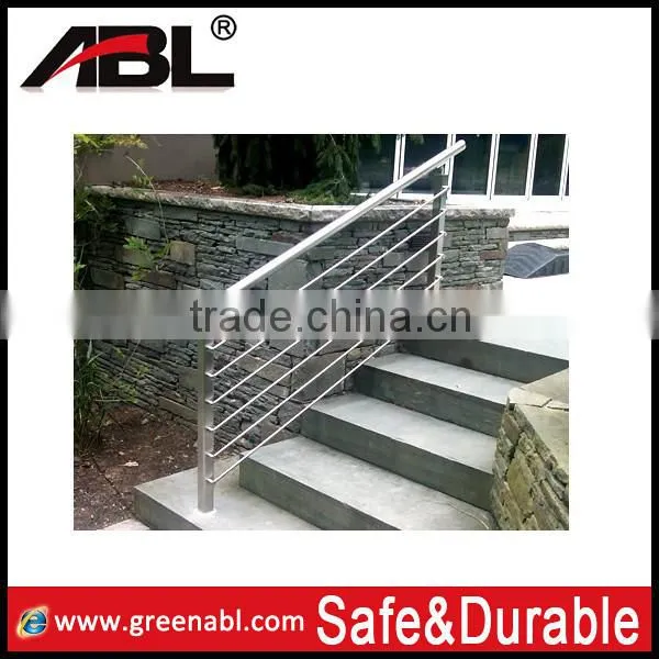 stainless steel tubular handrail iron balustrade