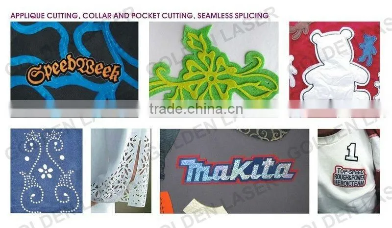 double head fabric laser cutter for applique