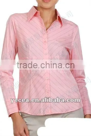 HOT selled female's fashionable white shirt and blouse