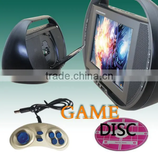 11" inch Portable DVD player Compatible with DVD, DVD-RW, VCD,CD-R, CD-RW, MP3, MP4 JPEG(DRVX)