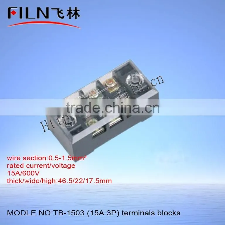 Hot 25A 6P Copper material TB terminal block TB-2506