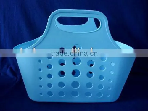 plastic soft baskets with handle