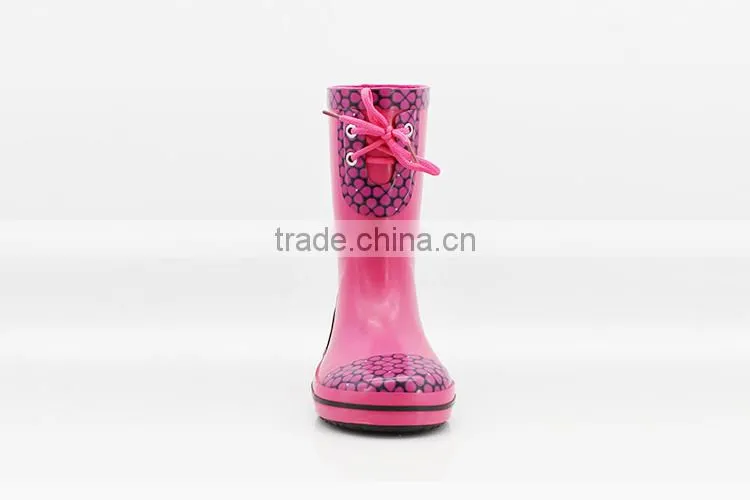 New Products Customised designs Rubber camo rain boots